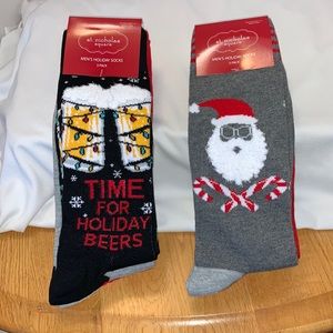 6 pair mens holiday socks